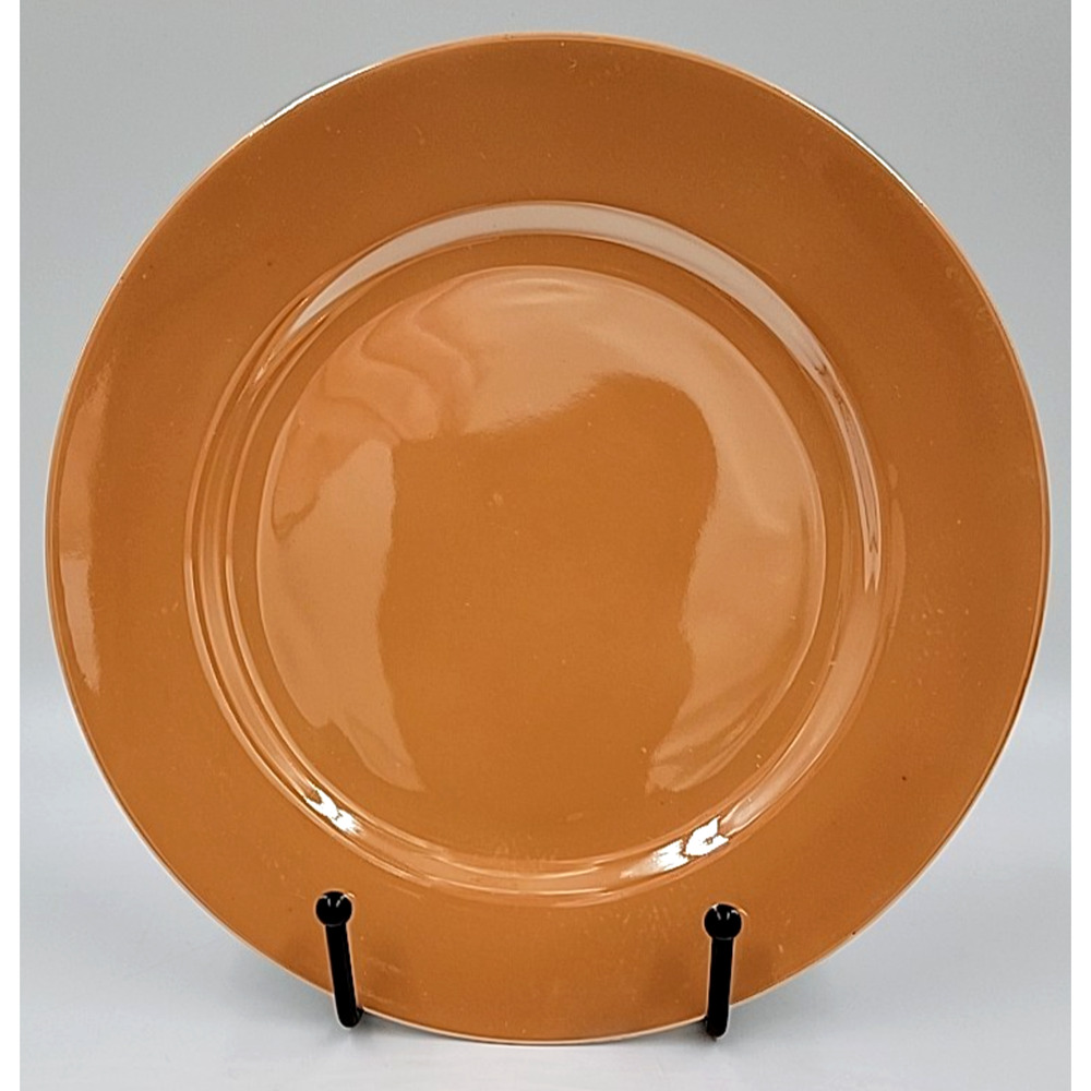 Noritake N1879 Lusterware Salad Plate 7 5/8" Peach Iridescent 1921-1940 Japan